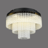 Люстра потолочная LUMION SPIRALS 6576/11CR CLASSI LN24 G9 11*20W 220V черный/прозрачный/металл/стекло