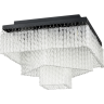 Люстра потолочная LUMION SPIRALS 6576/11CS CLASSI LN24 G9 11*20W 220V черный/прозрачный/металл/стекло