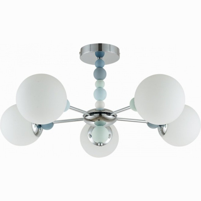 Люстра потолочная LUMION SUNDAY 6525/5C MODERNI LN23 102 E14 5*40W 220V хром