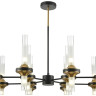 Люстра потолочная LUMION TAMARESA 8112/24 NEOCLASSI LN25 G9 24*30W 220V черный/бронза/прозрачный, металл/стекло