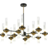 Люстра потолочная LUMION TAMARESA 8112/24 NEOCLASSI LN25 G9 24*30W 220V черный/бронза/прозрачный, металл/стекло