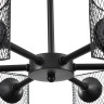 Люстра потолочная LUMION TIDINA COUNTY LN25 8238/6C Е27 6*60W 220V черный, металл