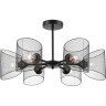 Люстра потолочная LUMION TIDINA COUNTY LN25 8238/6C Е27 6*60W 220V черный, металл