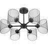 Люстра потолочная LUMION TIDINA COUNTY LN25 8238/6C Е27 6*60W 220V черный, металл