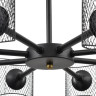 Люстра потолочная LUMION TIDINA COUNTY LN25 8238/8C Е27 8*60W 220V черный, металл