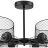 Люстра потолочная LUMION TIDINA COUNTY LN25 8238/8C Е27 8*60W 220V черный, металл