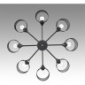 Люстра потолочная LUMION TIDINA COUNTY LN25 8238/8C Е27 8*60W 220V черный, металл
