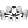Люстра потолочная LUMION TIDINA COUNTY LN25 8238/8C Е27 8*60W 220V черный, металл