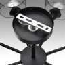 Люстра потолочная LUMION TIDINA COUNTY LN25 8238/8C Е27 8*60W 220V черный, металл