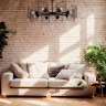 Люстра потолочная LUMION TIDINA COUNTY LN25 8238/8C Е27 8*60W 220V черный, металл