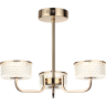 Люстра потолочная LUMION VENICE 6579/40CL LEDIO LN24 LED 40W 220V золото/прозрачный/металл/пластик
