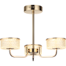 Люстра потолочная LUMION VENICE 6579/40CL LEDIO LN24 LED 40W 220V золото/прозрачный/металл/пластик