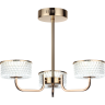 Люстра потолочная LUMION VENICE 6579/40CL LEDIO LN24 LED 40W 220V золото/прозрачный/металл/пластик