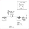 Люстра потолочная LUMION VERDI 6587/8C MODERNI LN24 E14 8*40W 220V золото/прозрачный, металл/стекло