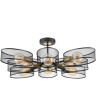 Люстра потолочная LUMION VIVANA 8193/8C COUNTY LN25 E27 8*60W 220V черный/медный, металл