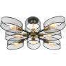 Люстра потолочная LUMION VIVANA 8193/8C COUNTY LN25 E27 8*60W 220V черный/медный, металл
