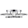 Люстра потолочная с ПДУ LUMION RUANA LEDIO LN25 8239/9CL LED 120W 3000-6000K 220V хром, металл/пластик
