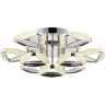 Люстра потолочная с ПДУ LUMION RUANA LEDIO LN25 8239/9CL LED 120W 3000-6000K 220V хром, металл/пластик