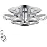 Люстра потолочная с ПДУ LUMION RUANA LEDIO LN25 8239/9CL LED 120W 3000-6000K 220V хром, металл/пластик