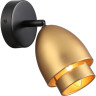 Настенный светильник LUMION AVRORA 8001/1W MODERNI LN24 Е14 40W 220V черный/античное золото металл/металл