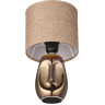Настольная лампа LUMION AKIVI 8150/1T MODERNI LN25 000 Е27 1*60W 220V бронза/бежевый, керамика/текстиль