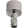 Настольная лампа LUMION BEINA 8136/1T MODERNI LN25 000 Е27 1*60W 220V серый, керамика/текстиль