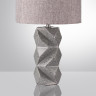 Настольная лампа LUMION BEINA 8136/1T MODERNI LN25 000 Е27 1*60W 220V серый, керамика/текстиль