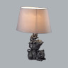 Настольная лампа LUMION CATTY 8128/1T MODERNI LN25 000 E27 1*60W 220V серый, керамика/текстиль