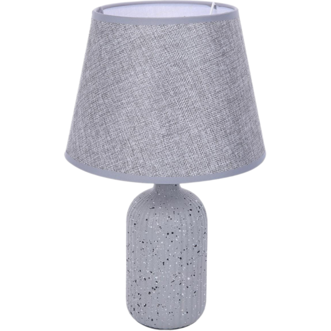Настольная лампа LUMION FANNA 8216/1T CLASSI LN25 Е27 1*60W 220V серый, керамика/текстиль