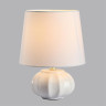 Настольная лампа LUMION HAMA 8145/1T MODERNI LN25 000 Е27 1*60W 220V белый, керамика/текстиль