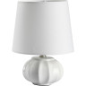 Настольная лампа LUMION HAMA 8145/1T MODERNI LN25 000 Е27 1*60W 220V белый, керамика/текстиль