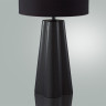 Настольная лампа LUMION HINAMI 8124/1T COMFI LN25 376 E27 1*60W 220V черный, керамика/текстиль