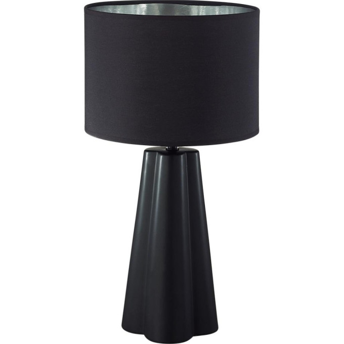 Настольная лампа LUMION HINAMI 8124/1T COMFI LN25 376 E27 1*60W 220V черный, керамика/текстиль