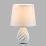 Настольная лампа LUMION KEILA 8143/1T MODERNI LN25 000 Е27 1*60W 220V белый, керамика/текстиль