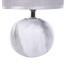 Настольная лампа LUMION KOHALA 8230/1T CLASSI LN25 E14 1*40W 220V серый, керамика/текстиль