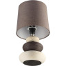 Настольная лампа LUMION LATZA 8126/1T COMFI LN25 000 Е14 1*40W 220V коричневый/бежевый/белый, керамика/текстиль