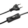 Настольная лампа LUMION LAUNA 8043/1T MODERNI LN25 Е27 1*60W 220V черный/серый/бежевый, металл/текстиль/ротанг