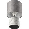 Настольная лампа LUMION MRAMAO 8148/1T MODERNI LN25 000 Е27 1*60W 220V серый, керамика/текстиль