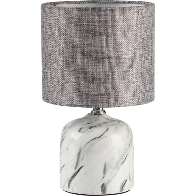 Настольная лампа LUMION MRAMAO 8148/1T MODERNI LN25 000 Е27 1*60W 220V серый, керамика/текстиль