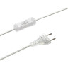Настольная лампа LUMION NIKKI 8251/1T MODERNI LN25 000 Е27 60W 220V никель/серый, металл/текстиль