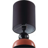 Настольная лампа LUMION OVONA 8127/1T COMFI LN25 000 E27 1*60W 220V коричневый/черный, керамика/текстиль