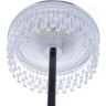 Настольная лампа LUMION SATIANA LEDIO LN25 8204/1TL LED 7W 4000К 220V серебро/черный/прозрачный, металл/акрил