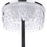 Настольная лампа LUMION SATIANA LEDIO LN25 8204/1TL LED 7W 4000К 220V серебро/черный/прозрачный, металл/акрил