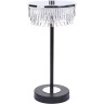 Настольная лампа LUMION SATIANA LEDIO LN25 8204/1TL LED 7W 4000К 220V серебро/черный/прозрачный, металл/акрил