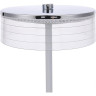 Настольная лампа LUMION SATIANA LEDIO LN25 8252/1TL LED 7W 400К 220V серебро/белый/прозрачный, металл/акрил
