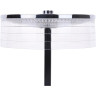 Настольная лампа LUMION SATIANA 8203/1TL LEDIO LN25 LED 7W 400К 220V серебро/черный/прозрачный, металл/акрил