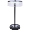 Настольная лампа LUMION SATIANA 8203/1TL LEDIO LN25 LED 7W 400К 220V серебро/черный/прозрачный, металл/акрил