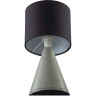 Настольная лампа LUMION SEGI 8132/1T MODERNI LN25 000 Е14 1*40W 220V серый/черный, керамика/текстиль