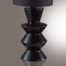 Настольная лампа LUMION SEGI 8133/1T MODERNI LN25 000 E27 1*60W 220V черный, керамика/текстиль