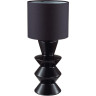 Настольная лампа LUMION SEGI 8133/1T MODERNI LN25 000 E27 1*60W 220V черный, керамика/текстиль